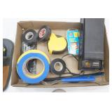 Electrical Tape, Tape Measure, Chain Door Bolt and more