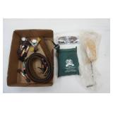 Leather Belts, Shoe Strings, Sunglasses, Golf Tees, Shoe Stretcher