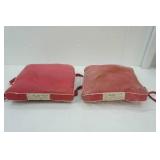 (2ct) Vintage Dryback Buoyant Cushion 15"x 15"x2"