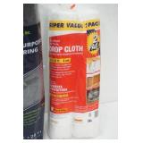 (3ct) Rolls of Plastic Covering & Steel Wool