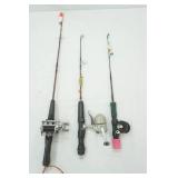 (3ct) Ice Fishing Poles