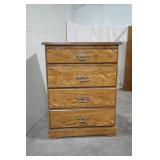 4 Drawer Wooden Dresser