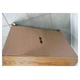 Wooden Cabinet on Wheels 28"x15.5"x 25.5