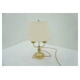 Vintage Two-Arm Table Lamp 20" tall