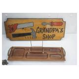 Vintage Wooden Decor Lot