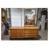 Retro Chest of Drawers with Mirror