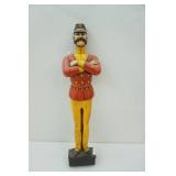 Vintage Ceramic Soldier Wall Hanging 23.5" tall
