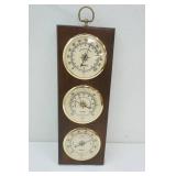 Vintage Springfield Thermometer, Barometer, & Humidity Wall Hanging