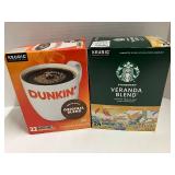 Starbucks and Dunkin K-Cups