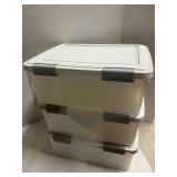 30 Quart Latch Lid Storage Bins