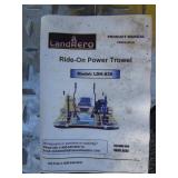 LandHero Ride on Concrete Trowel