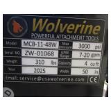 Wolverine 48" Mini Skid Steer 4 in 1 Bucket