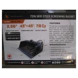 Wolverine 72" Skid Steer Vibratory Screening Bucket