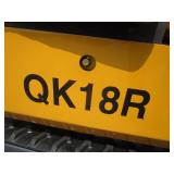 CFG Industrial QK18R 1-ton Excavator w/Hydraulic Thumb
