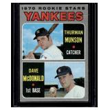 Thurman Munson RC RC 1970 Topps #189 New York Yankees Baseball Card