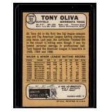 Tony Oliva   1968 Topps #165 Minnesota Twins Baseball Card