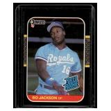 Bo Jackson RC  1987 Donruss #35 Kansas City Royals Baseball Card