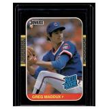 Greg Maddux RC  1987 Donruss #36 Chicago Cubs Baseball Card