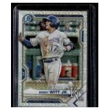 Bobby Witt Jr.   2021 Bowman Chrome Prospects Atomic Refractor #BCP-1 Kansas City Royals Baseball Card