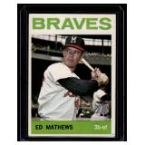 Ed Mathews   1964 Topps #35 Milwaukee Braves Baseball Card