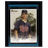 Joe Mauer RC  2002 Bowman #379 Minnesota Twins Baseball Card