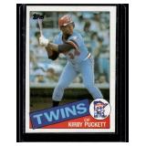 Kirby Puckett RC  1985 Topps #536 Minnesota Twins Baseball Card