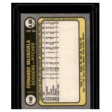 Fernand Valenzuela RC  1981 Fleer #140 Los Angeles Dodgers Baseball Card