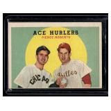 Ace Hurlers Roberts / Pierce   1959 Topps #156  Baseball Card