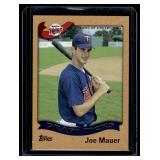 Joe Mauer RC 1291/2002 2002 Topps Gold #622 Minnesota Twins Baseball Card