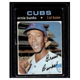 Ernie Banks   1971 Topps #525 Chicago Cubs Baseball Card