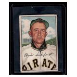 Clyde Sukeforth RC  1952 Bowman #227 Pittsburgh Pirates Baseball Card