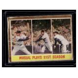 Stan Musial   1962 Topps #317 St. Louis Cardinals Baseball Card