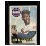 Hank Aaron   1969 Topps #100 Atlanta Braves Baseball Card