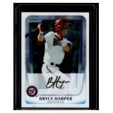 Bryce Harper RC  2011 Bowman Chrome Prospects #BCP1 Washington Nationals Baseball Card