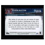 Byron Buxton RC 0852/2015 2015 Topps Update Gold #US25 Minnesota Twins Baseball Card
