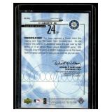 Ken Griffey Jr. Bat Relic   1999 Upper Deck MVP Game Used Souvenirs #GU-KG Seattle Mariners Baseball Card