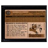 Harmon Killebrew   1960 Topps #210 Washington Senators Baseball Card
