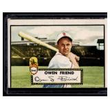 Owen Friend   1952 Topps #160 St. Louis Browns Baseball Card