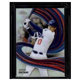 Shohei Ohtani Refractor Insert   2024 Topps Chrome Strokes #S-2 Los Angeles Dodgers Baseball Card