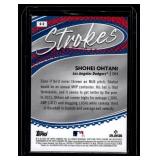 Shohei Ohtani Refractor Insert   2024 Topps Chrome Strokes #S-2 Los Angeles Dodgers Baseball Card