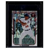 Byron Buxton Shimmer Mini SP RC  2015 Bowman Chrome #FFM-BB Minnesota Twins Baseball Card