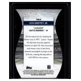 Ken Griffey Jr. Die Cut Refractor   2024 Stadium Club Triumvirates Nicknames #TVN-8 Seattle Mariners Baseball Card