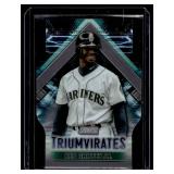 Ken Griffey Jr. Die Cut Refractor   2023 Stadium Club Triumvirates #T-20 Seattle Mariners Baseball Card