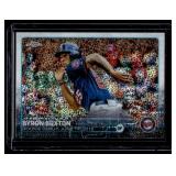 Byron Buxton Pulsar Refractor RC  2015 Topps Chrome #14 Minnesota Twins Baseball Card