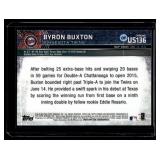 Byron Buxton Pulsar Refractor RC  2015 Topps Chrome #14 Minnesota Twins Baseball Card