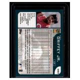 Ken Griffey Jr. Numbered  0408/2001 2001 Topps Gold #593 Cincinnati Reds Baseball Card