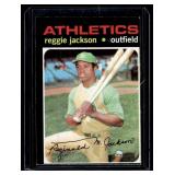 Reggie Jackson   1971 Topps #20 Oakland Athletics Baseball Card