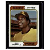 Dave Winfield RC  1974 Topps #456 San Diego Padres Baseball Card