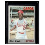 Lou Brock   1970 Topps #330 St. Louis Cardinals Baseball Card