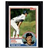 Wade Boggs RC  1983 Topps #498 Boston Red Sox Baseball Card